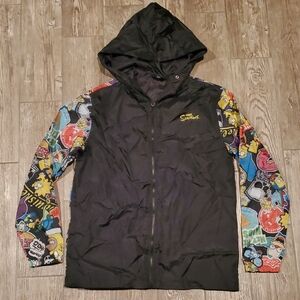 The Simpsons Black Windbreaker